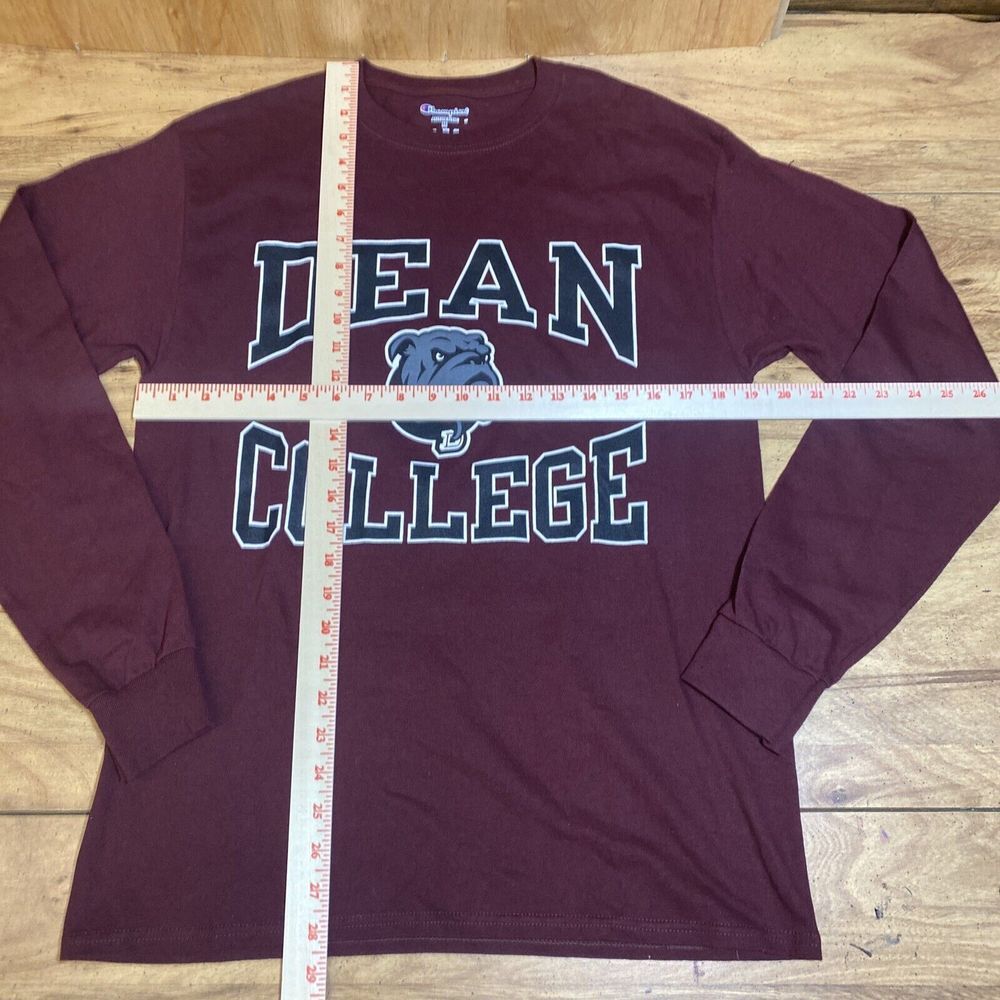 Dean College Men's Medium Champion Authentic Long Sleeve Shirt - Nice! - Picture 5 of 9